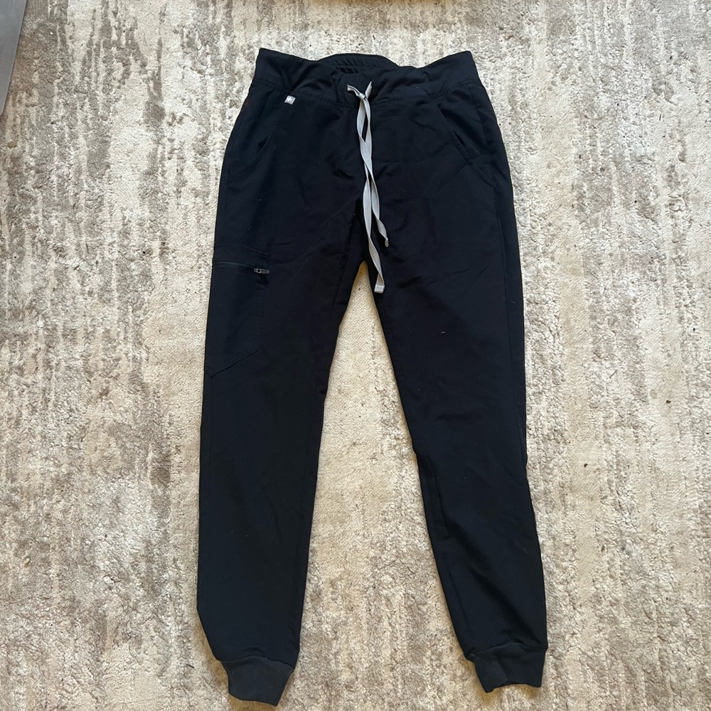 Figs Jogger Scrub Pants - XS - black